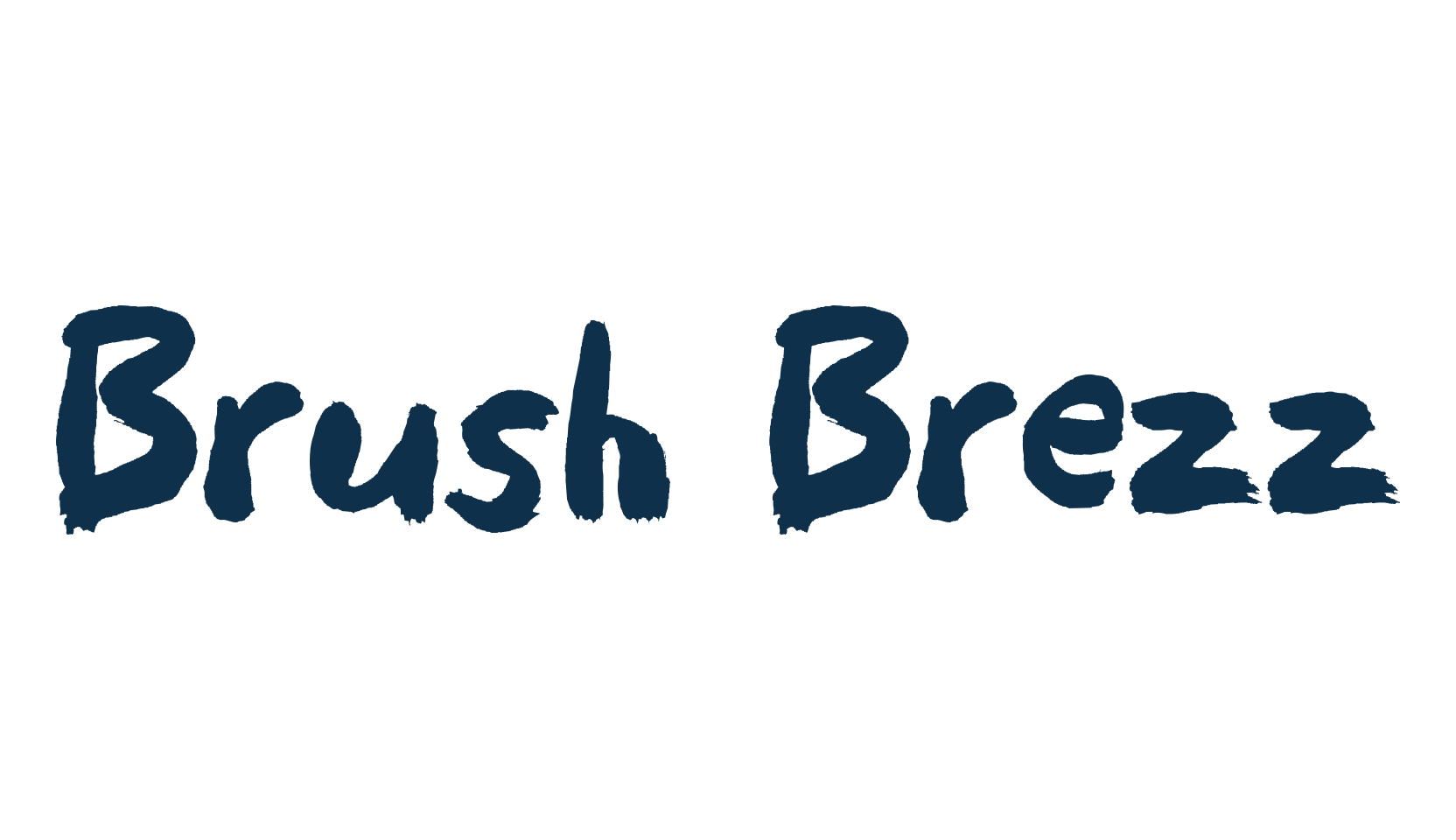 Brush Brezz, script brush fancy decorative calligraphy font preview