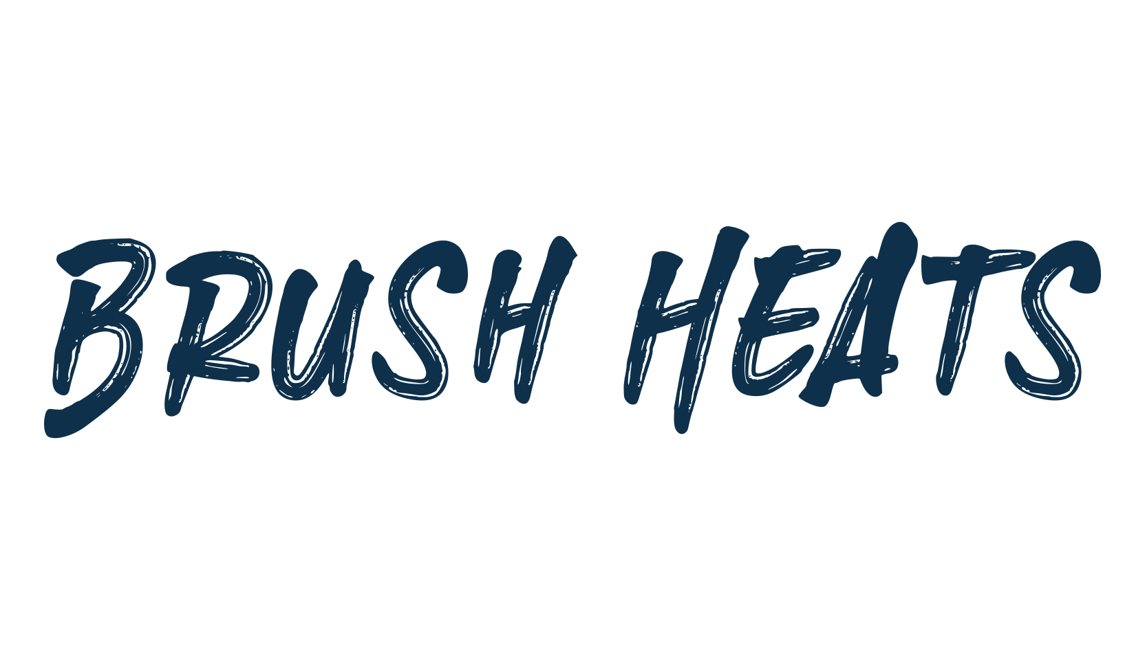 Brush Heats, brush font preview