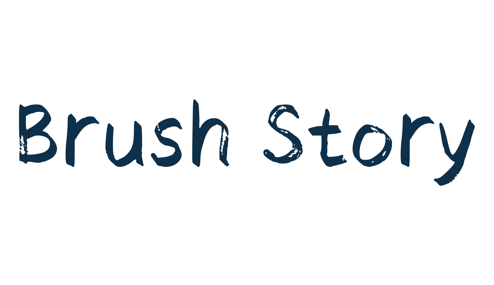 Brush Story, script brush fancy decorative calligraphy font preview