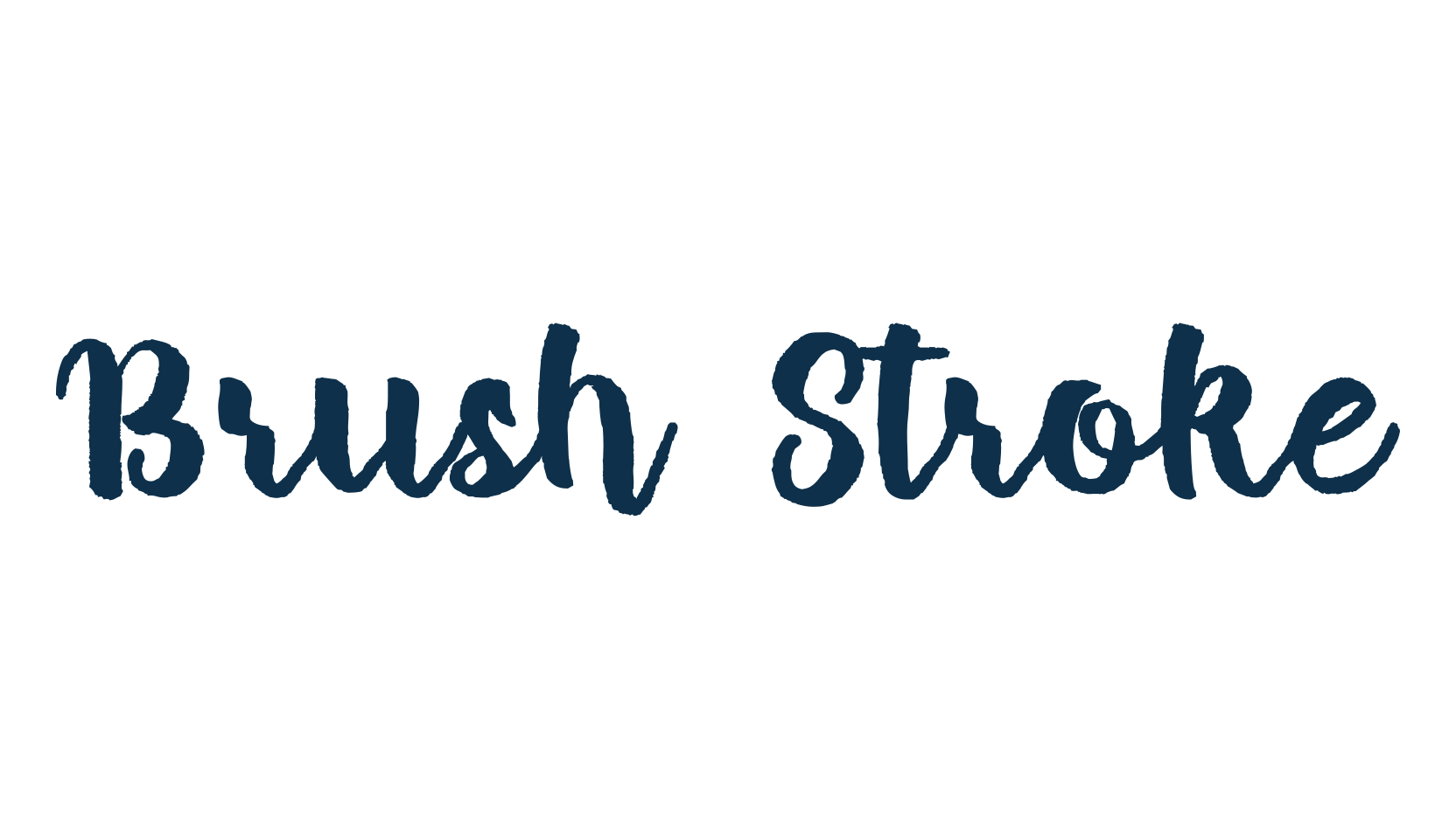 Brush Stroke (brush-stroke-2), brush font preview
