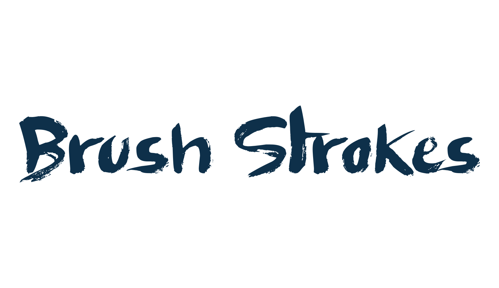 Brush Strokes, script brush fancy decorative calligraphy font preview