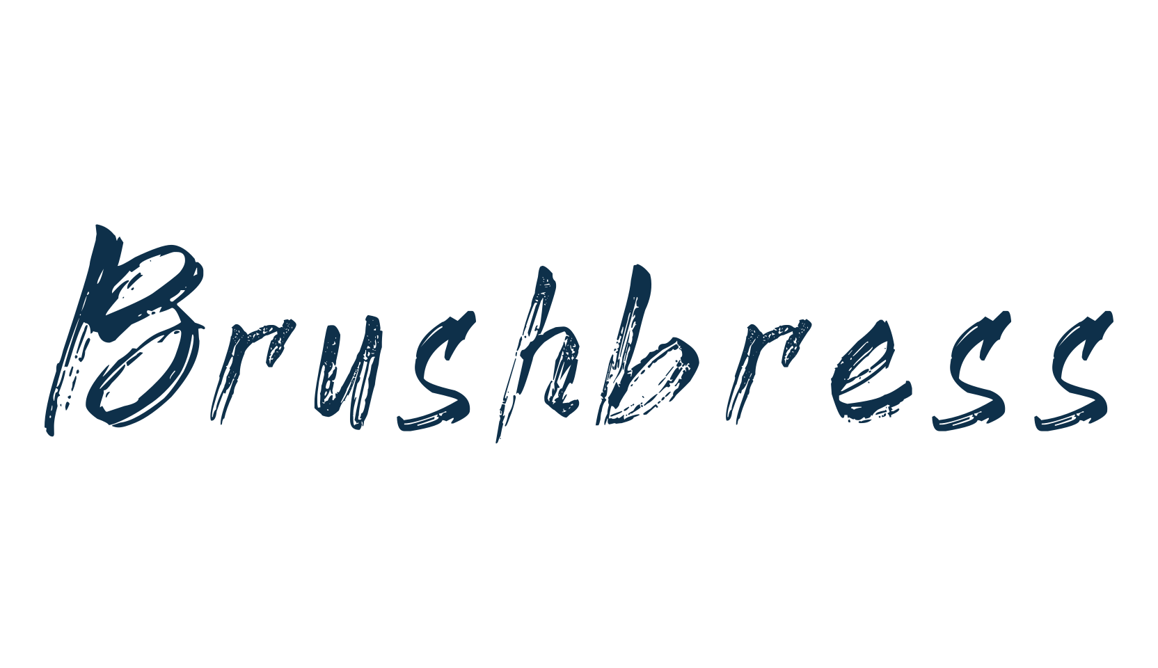 Brushbress, brush font preview