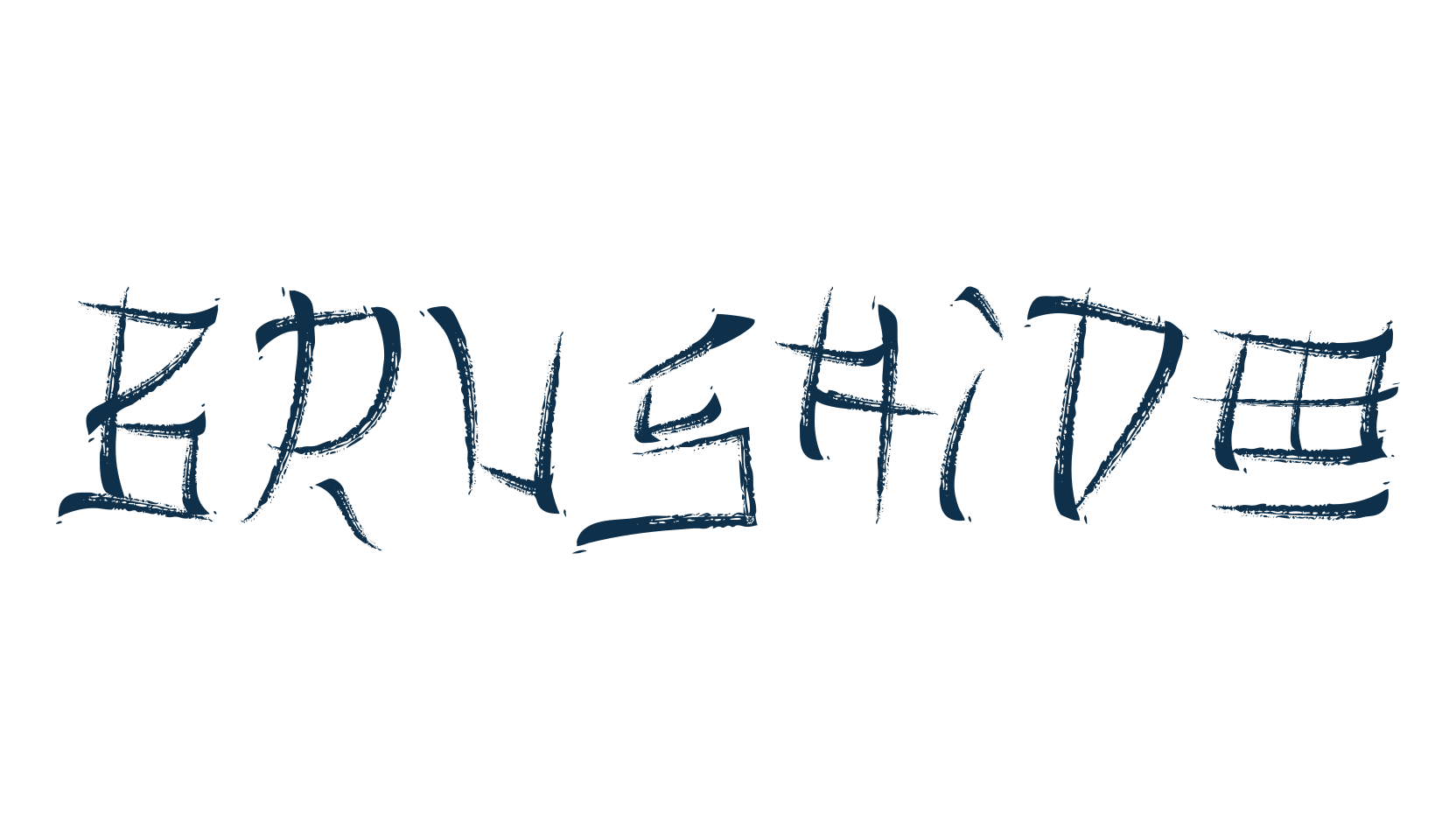 Brushido, chinese, jpn font preview