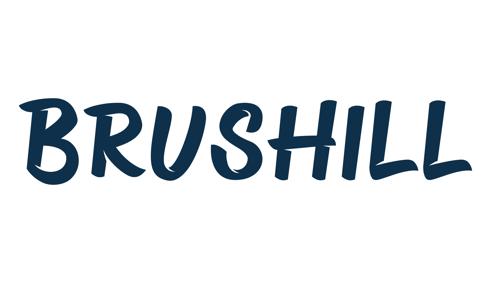 Brushill, script brush fancy decorative calligraphy font preview