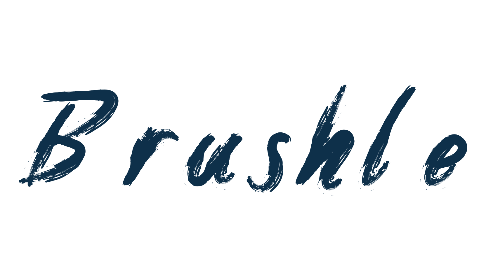 Brushle, brush font preview