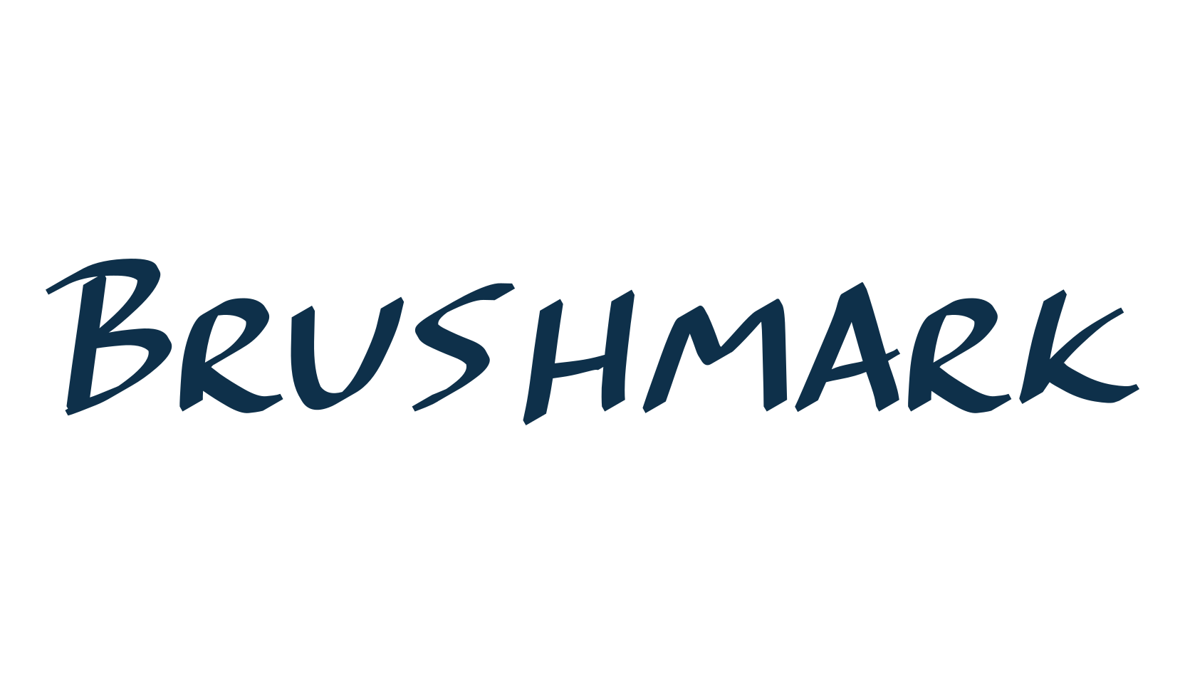 Brushmark, script brush fancy decorative calligraphy font preview