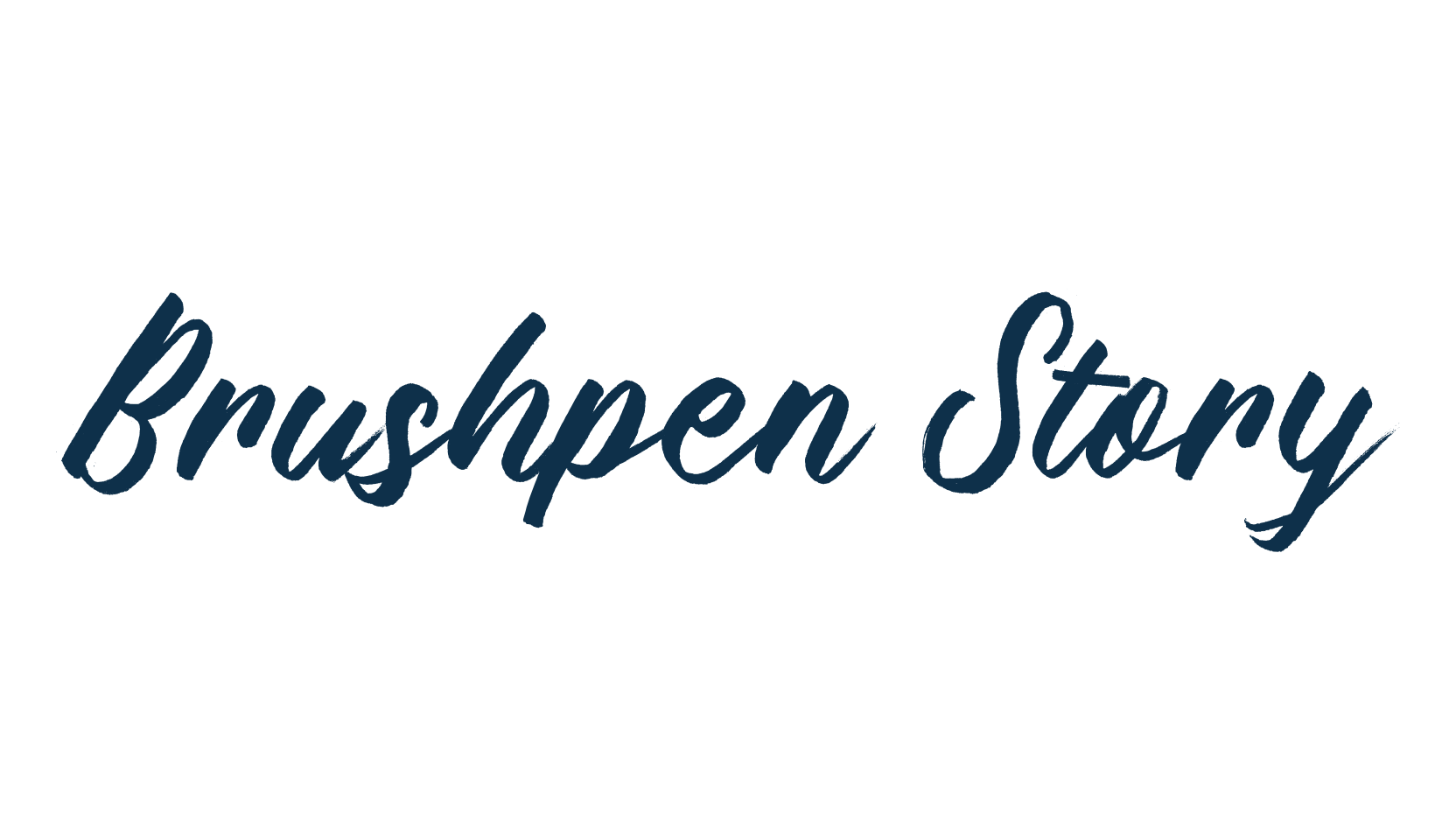 Brushpen Story, script brush fancy decorative calligraphy font preview