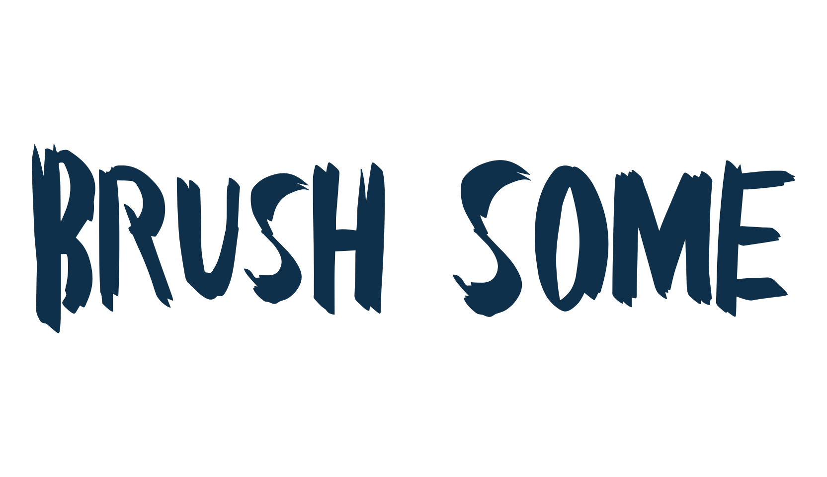 Brush Some, script brush fancy decorative calligraphy font preview