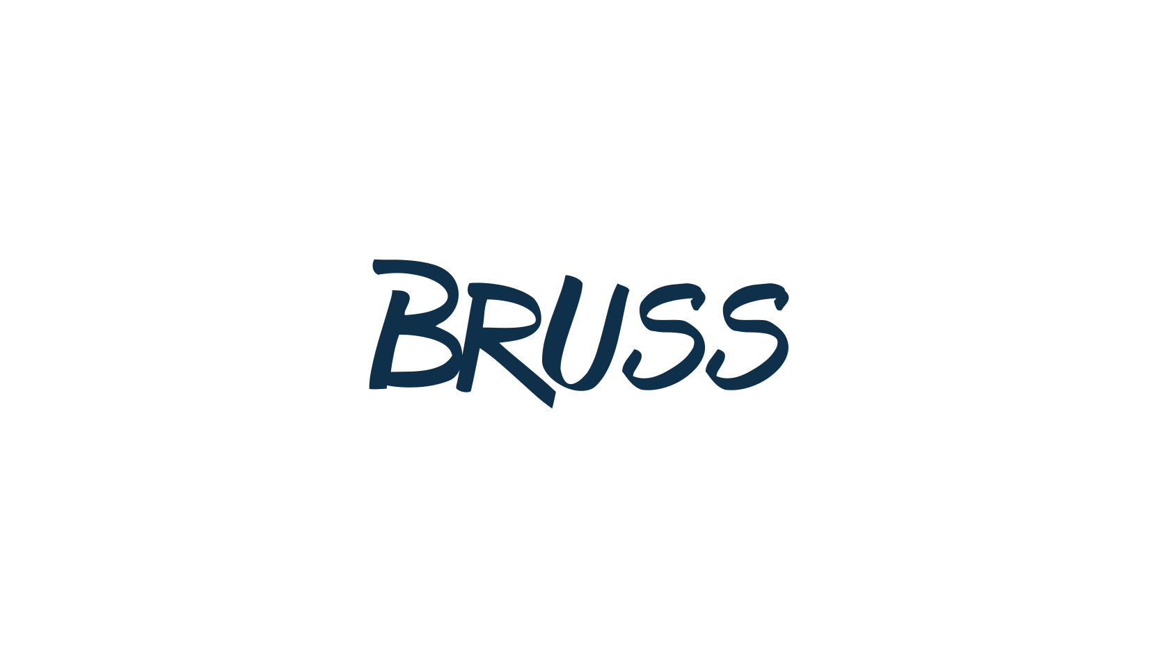 Bruss, brush font preview