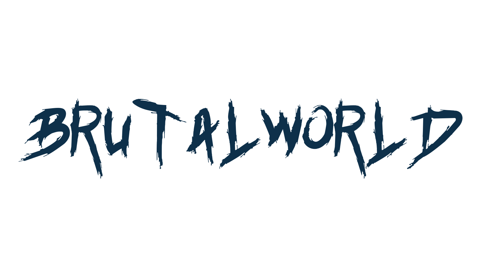 Brutalworld, trash font preview