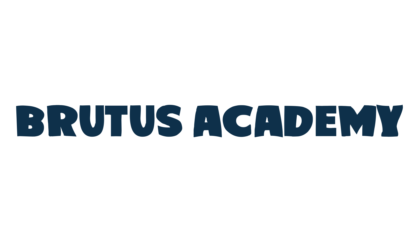 Brutus Academy, cartoon font preview