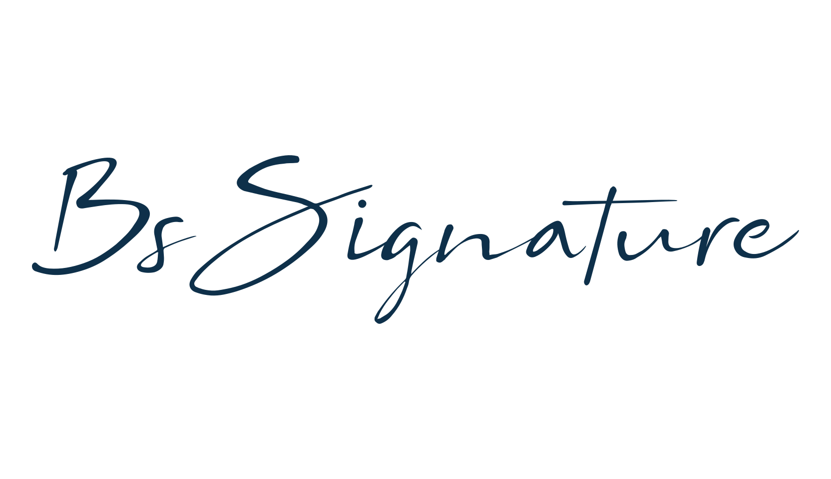 Bs Signature, handwriting font preview
