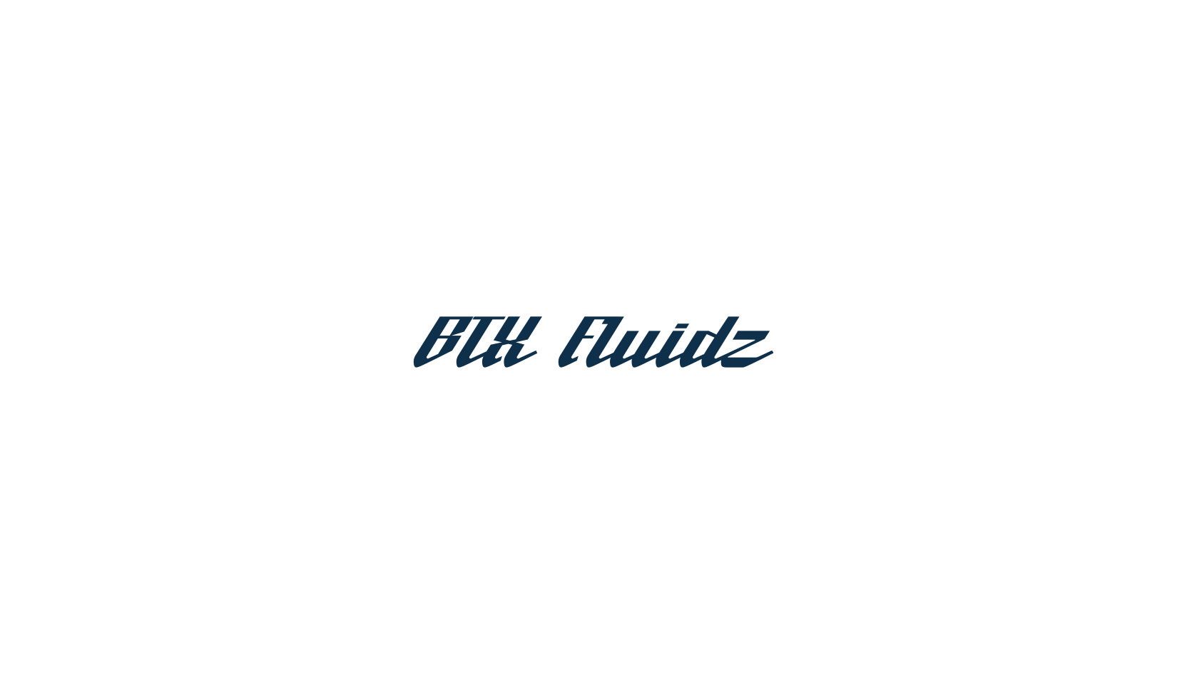 BTX Fluidz, fancy various decorative font preview