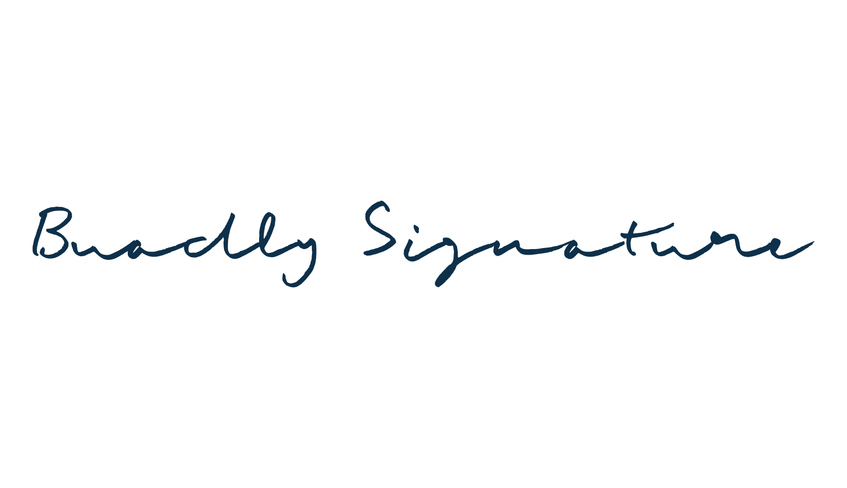 Buadly Signature, script handwritten fancy decorative calligraphy font preview