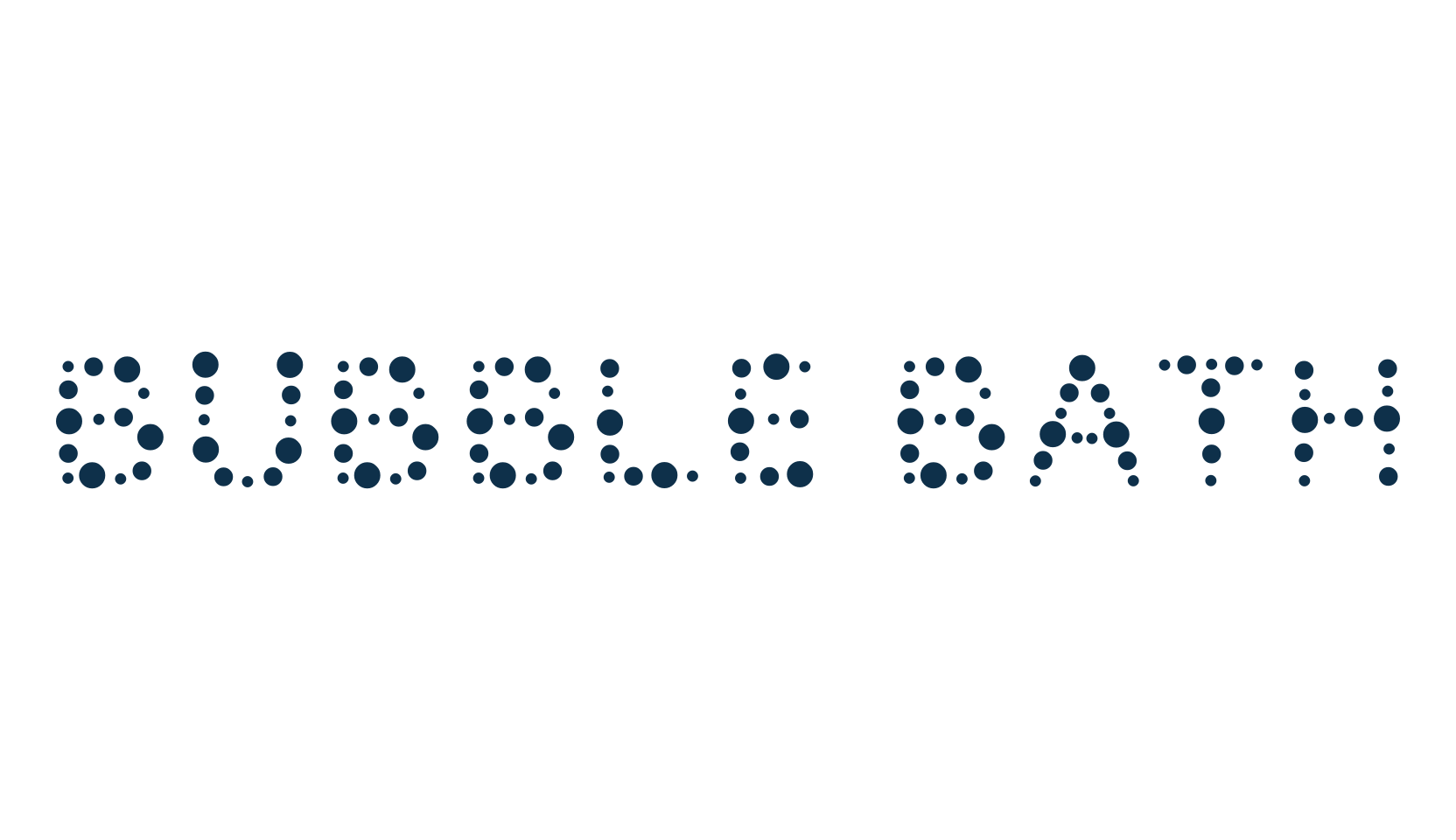 Bubble Bath (bubble-bath), fancy decorative font preview