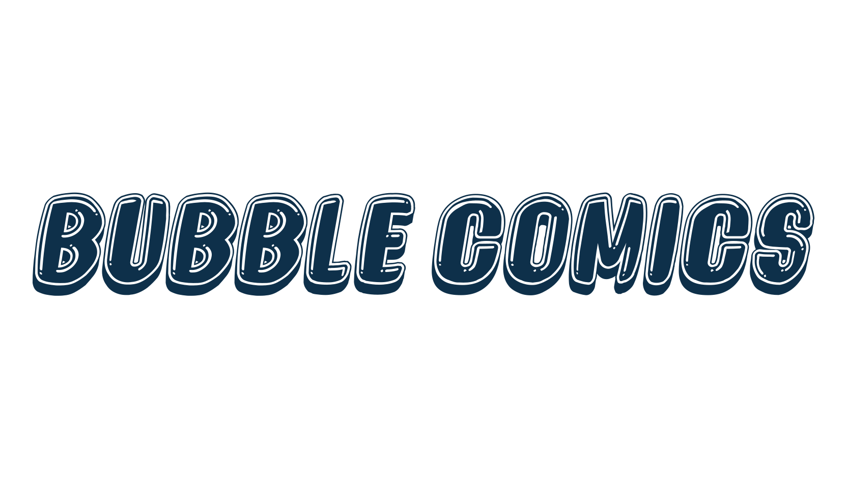 Bubble Comics, fancy groovy decorative font preview