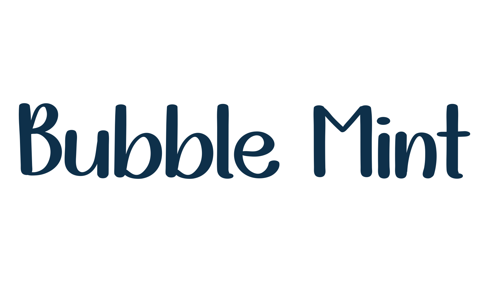 Bubble Mint (bubble-mint-2), fancy various decorative font preview