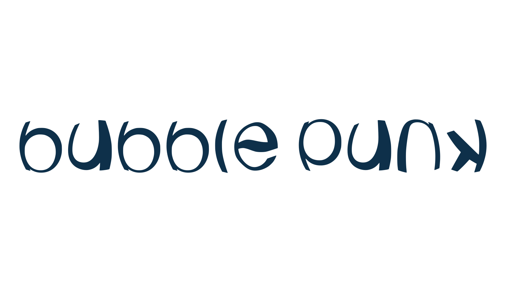 Bubble Punk, groovy font preview