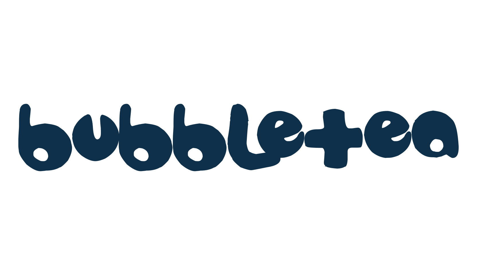 Bubbletea, fancy cartoon decorative font preview