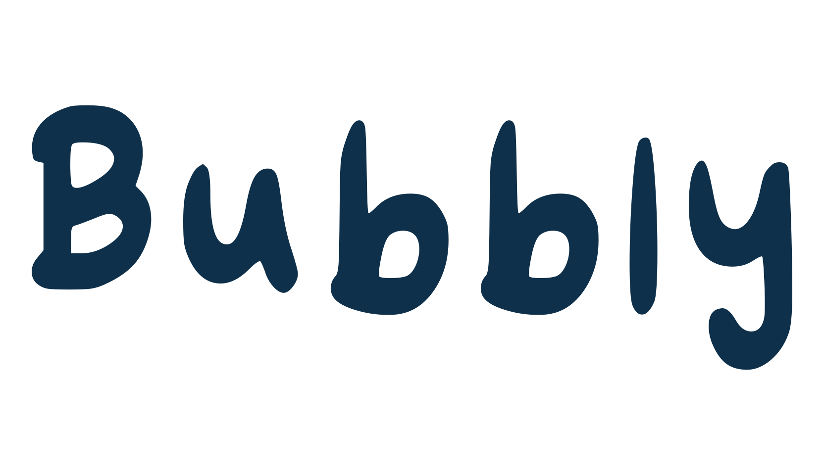 Bubbly (bubbly-5), script handwritten fancy decorative calligraphy font preview