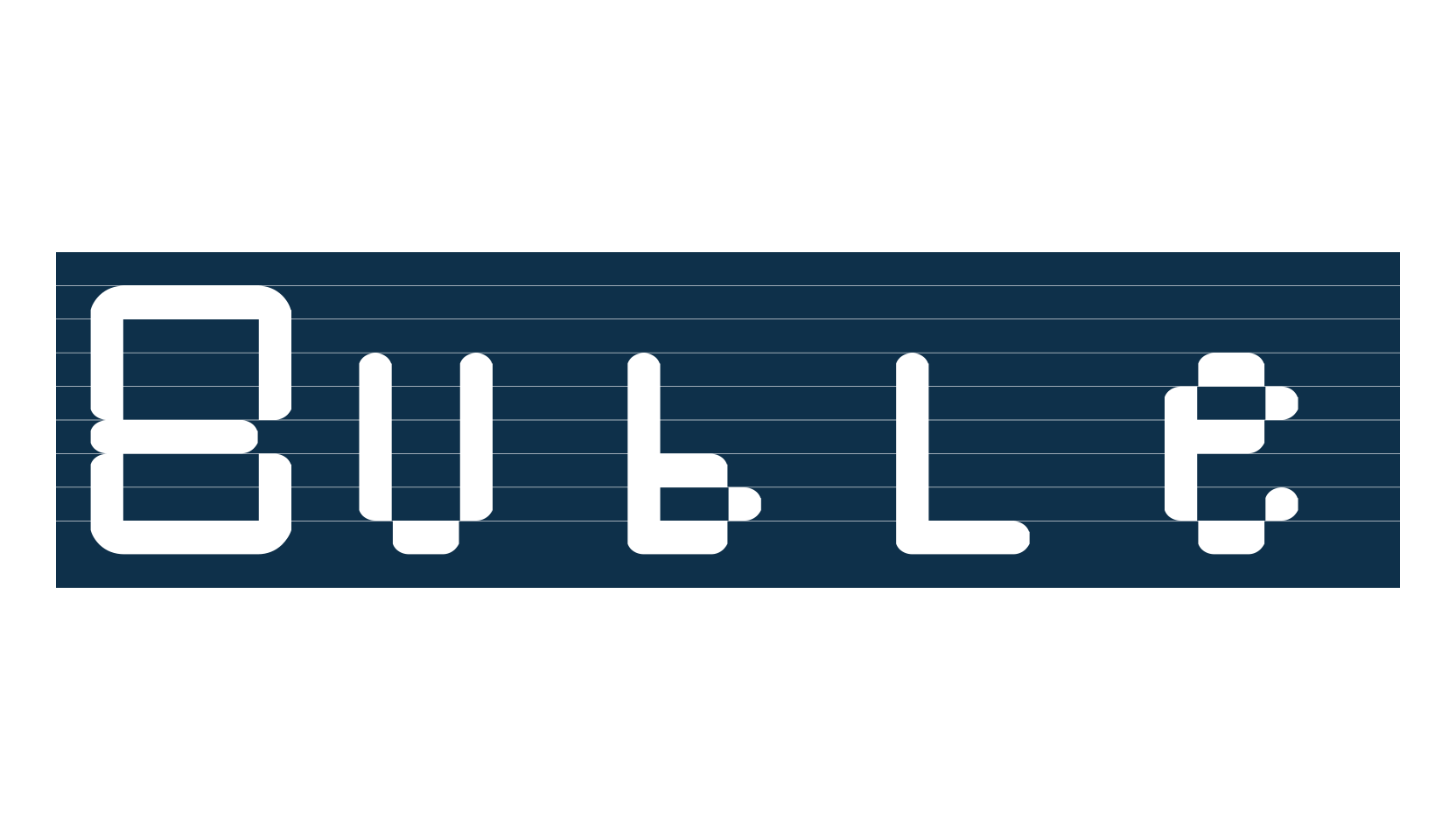 Buble, fancy various techno sci-fi font preview