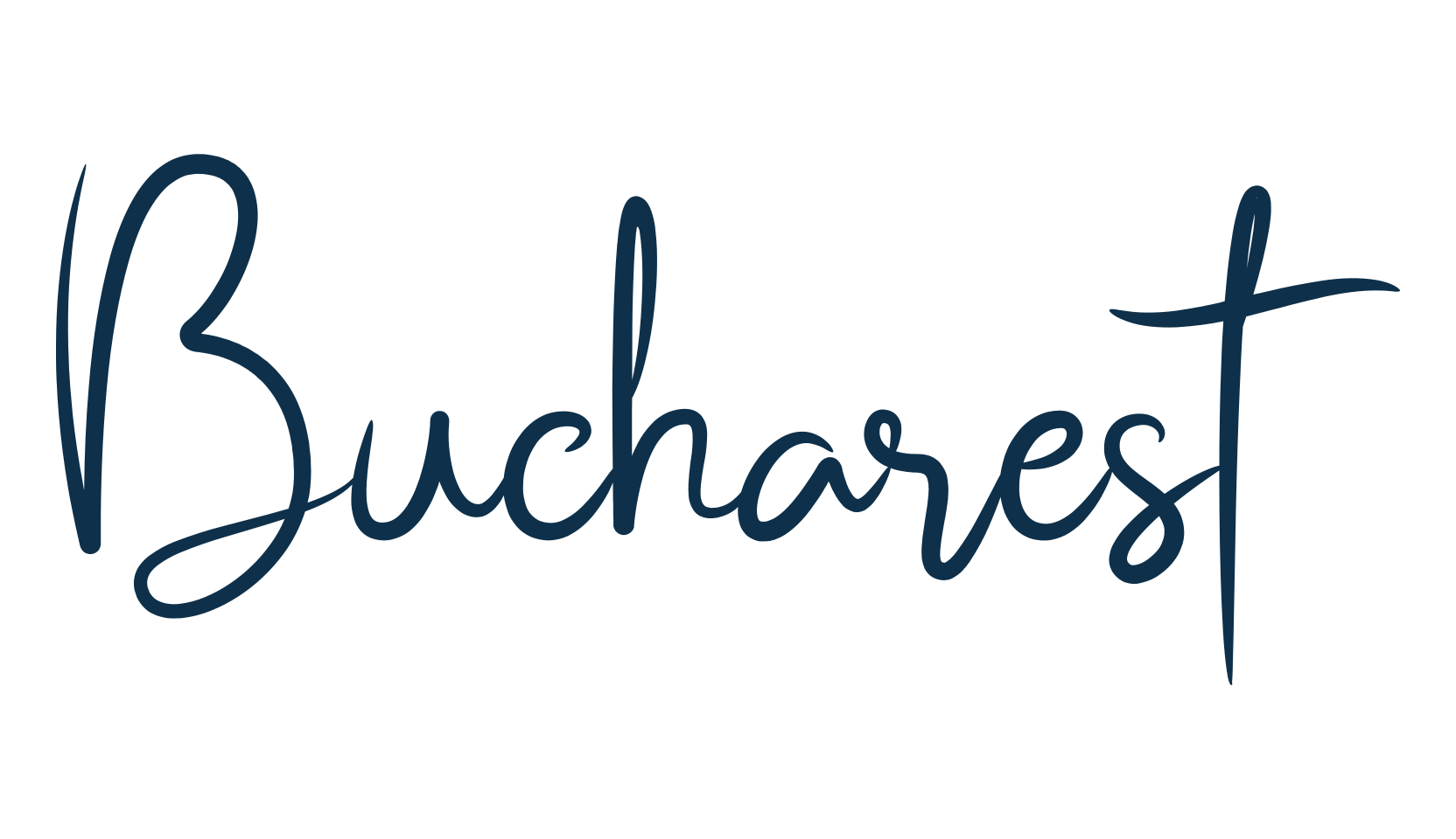 Bucharest, script handwritten fancy decorative calligraphy font preview