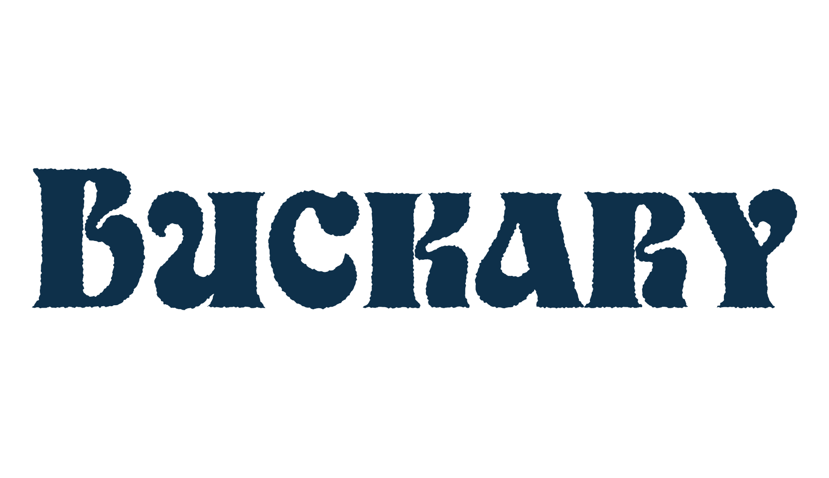 Buckary, retro font preview