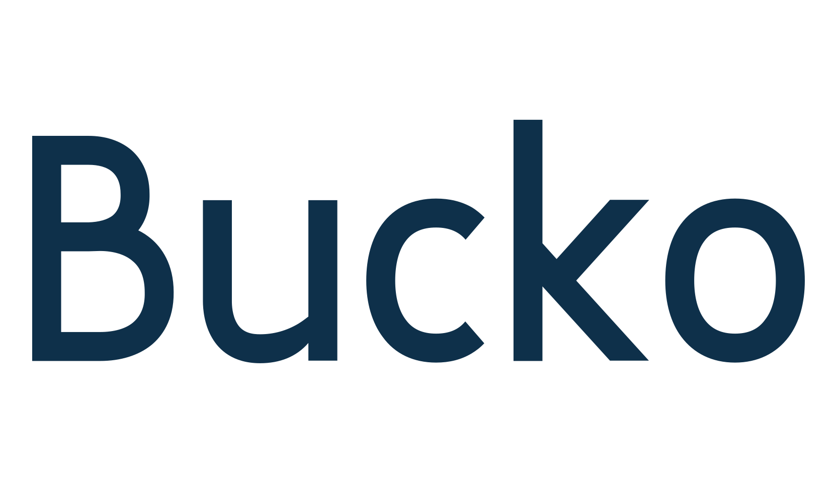 Bucko, sans serif font preview