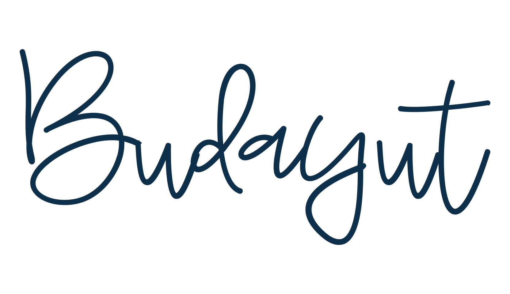 Budayut, handwriting font preview