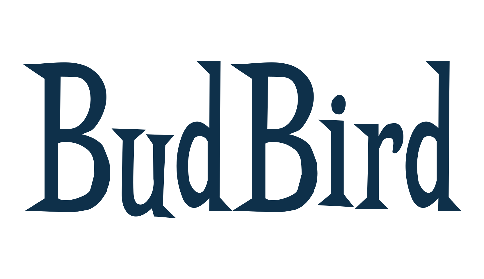 BudBird, fancy cartoon decorative font preview