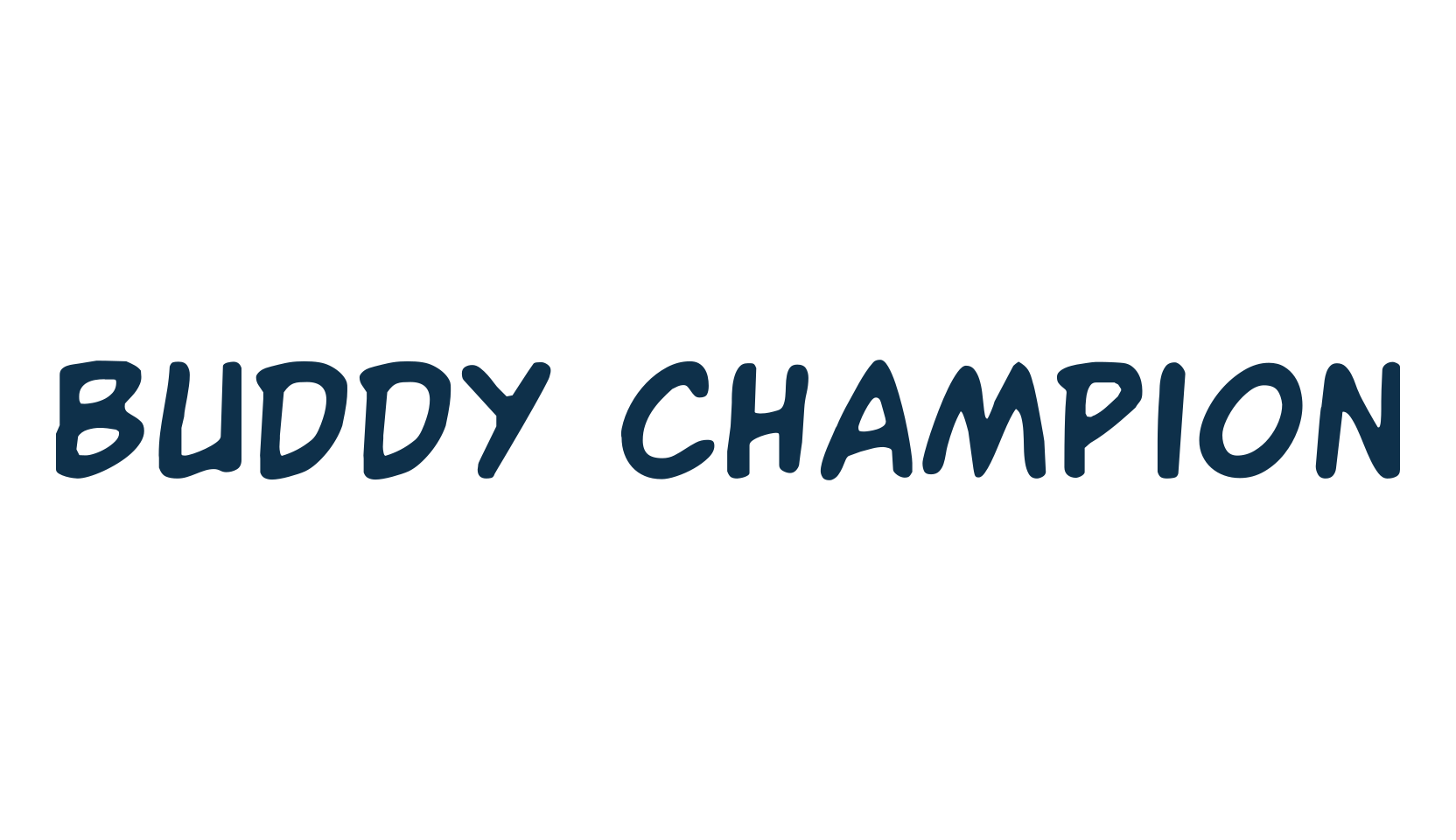 Buddy Champion, cartoon font preview