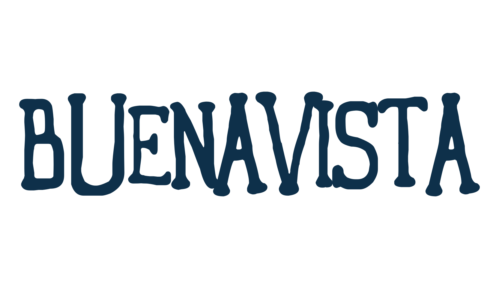 Buenavista, fancy cartoon decorative font preview