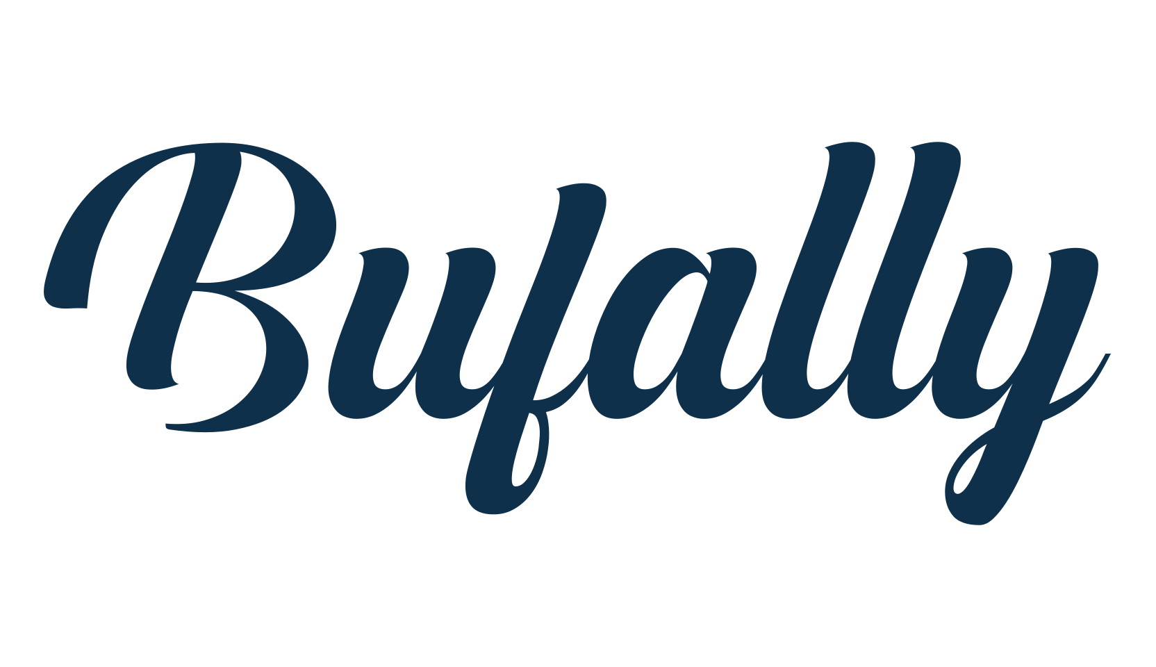 Bufally, fancy old school decorative script calligraphy font preview