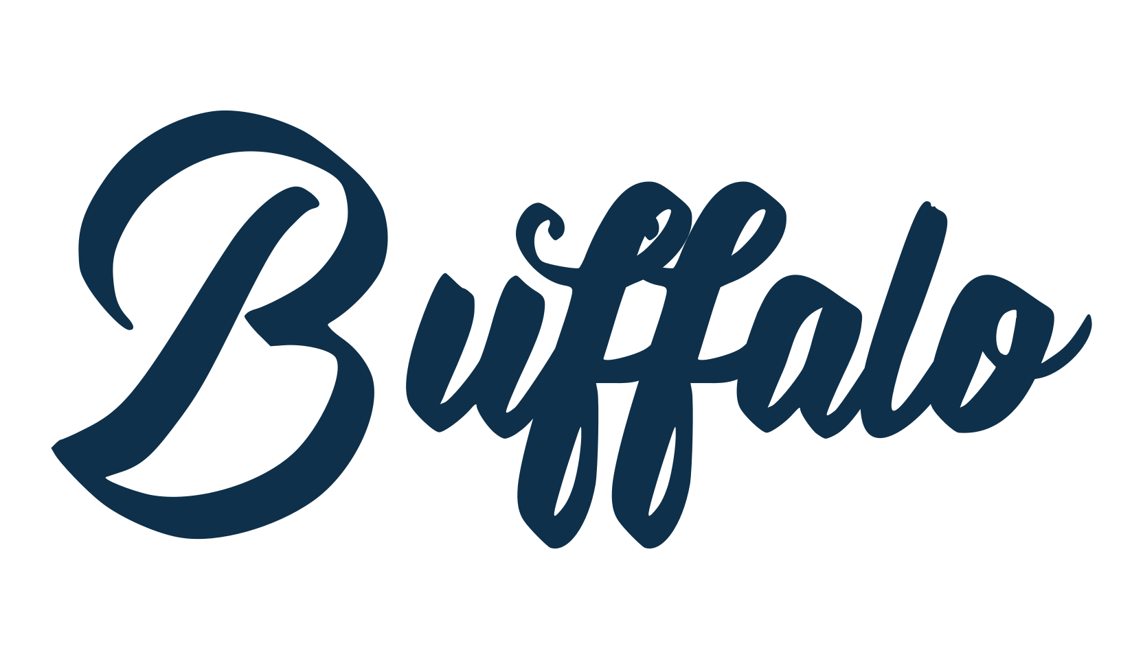 Buffalo, handwriting font preview