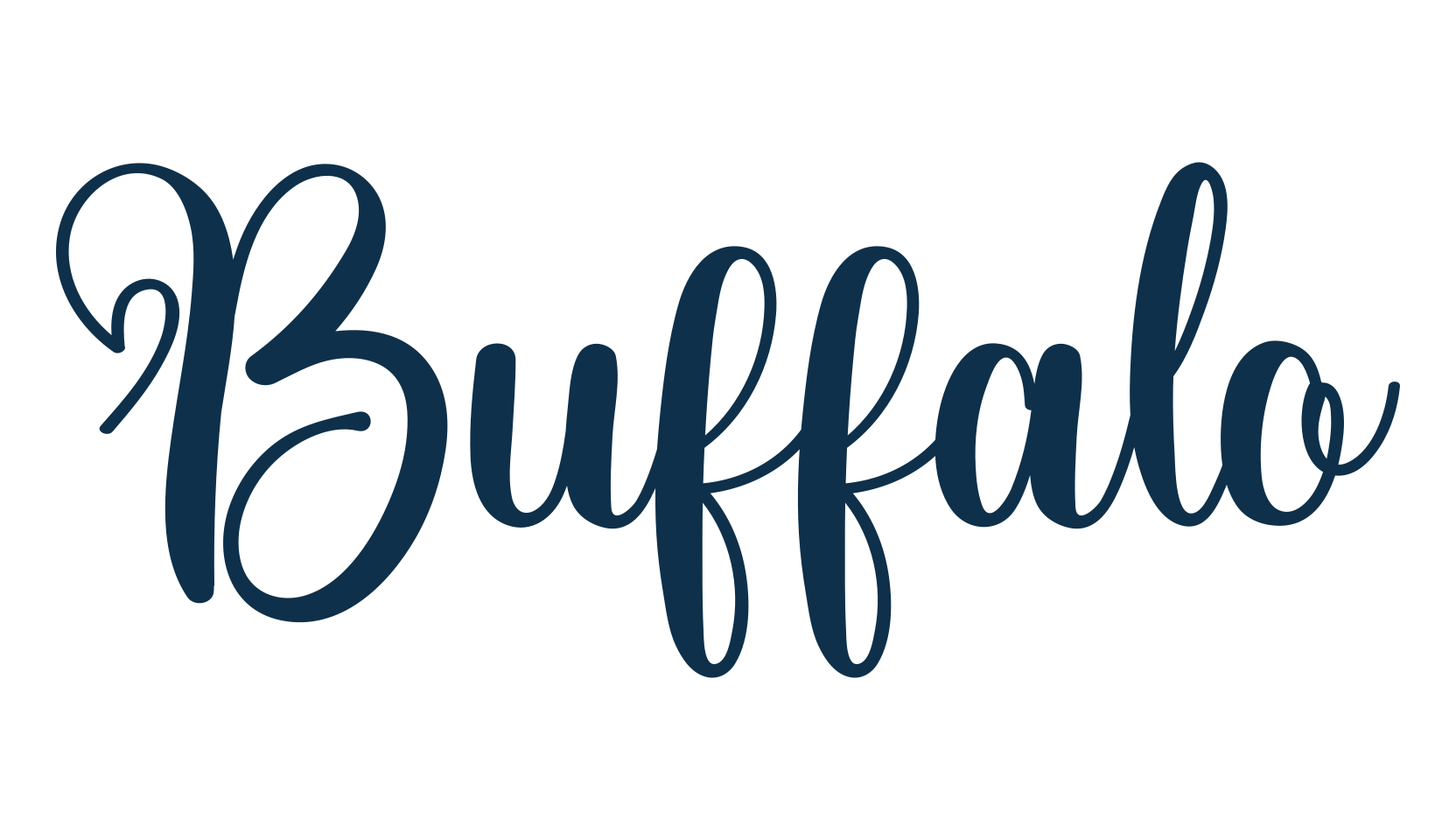 Buffalo (buffalo-6), fancy various decorative script calligraphy font preview