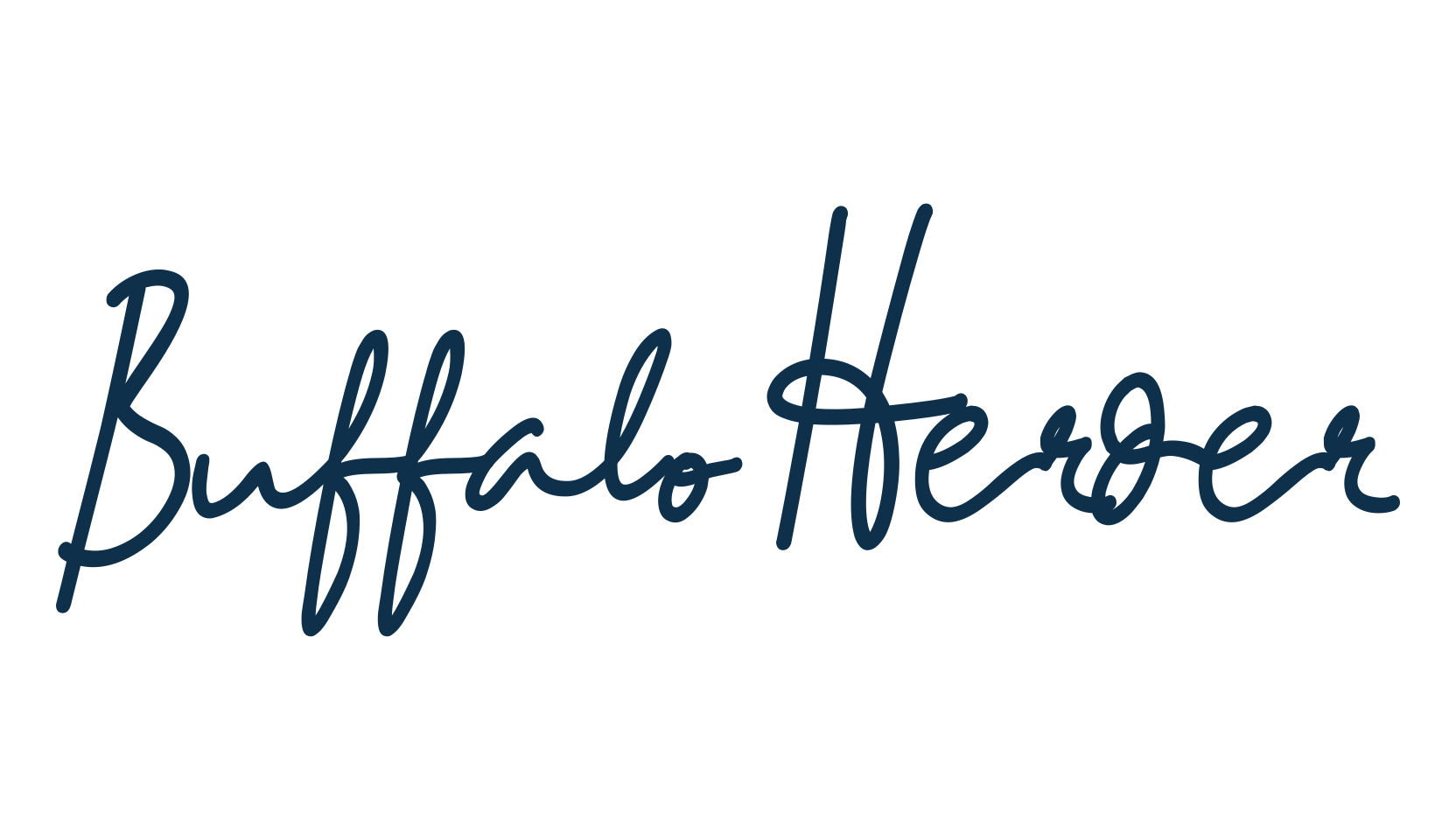 Buffalo Herder, handwriting font preview