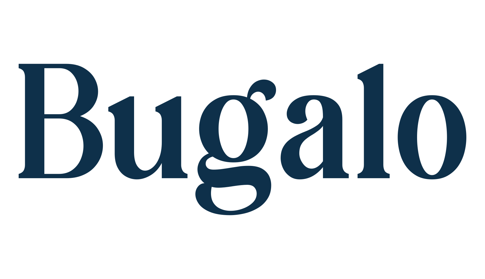 Bugalo, basic serif font preview