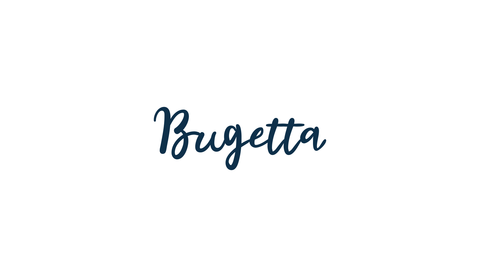 Bugetta, script handwritten fancy decorative calligraphy font preview