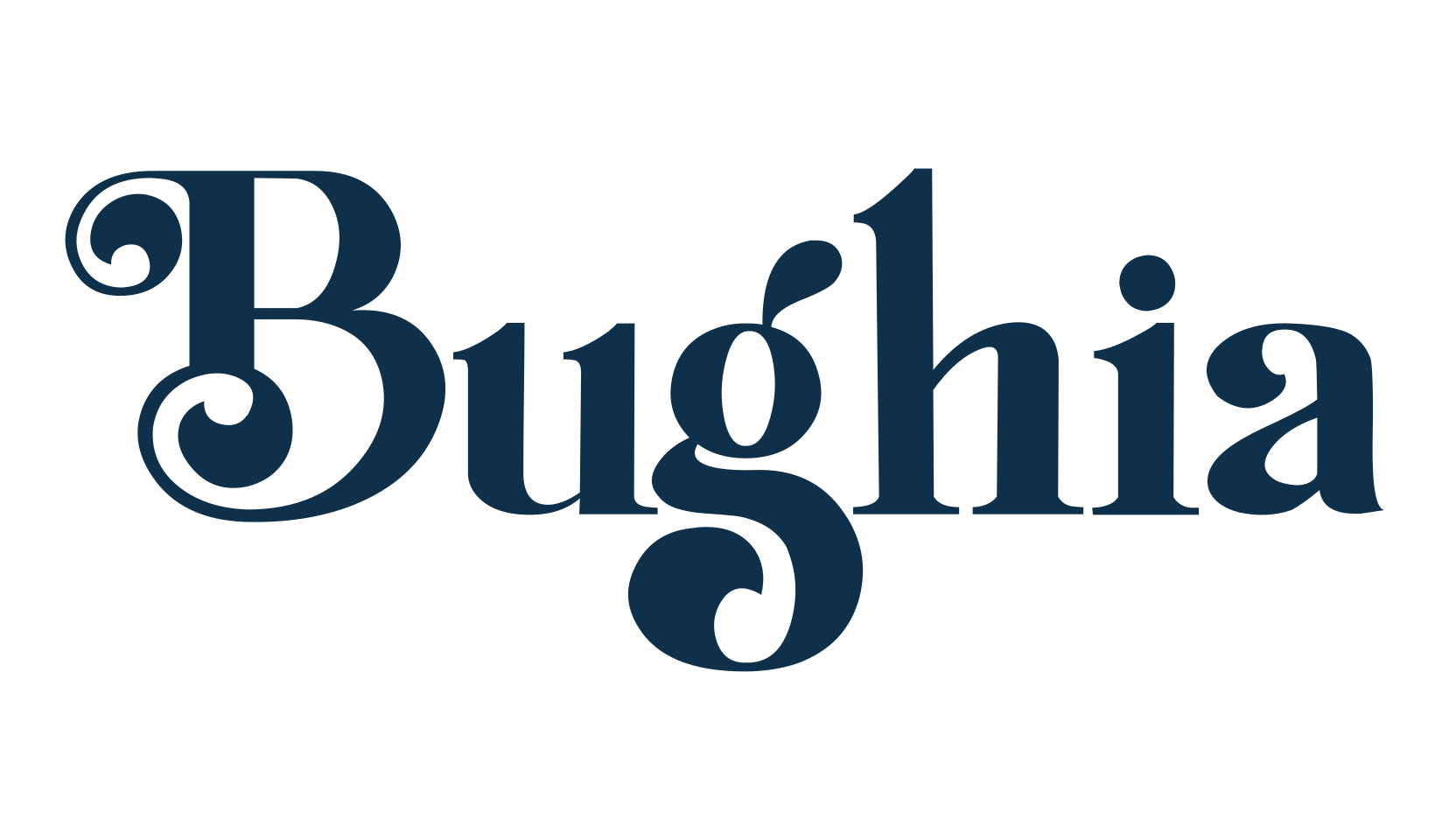 Bughia, retro font preview