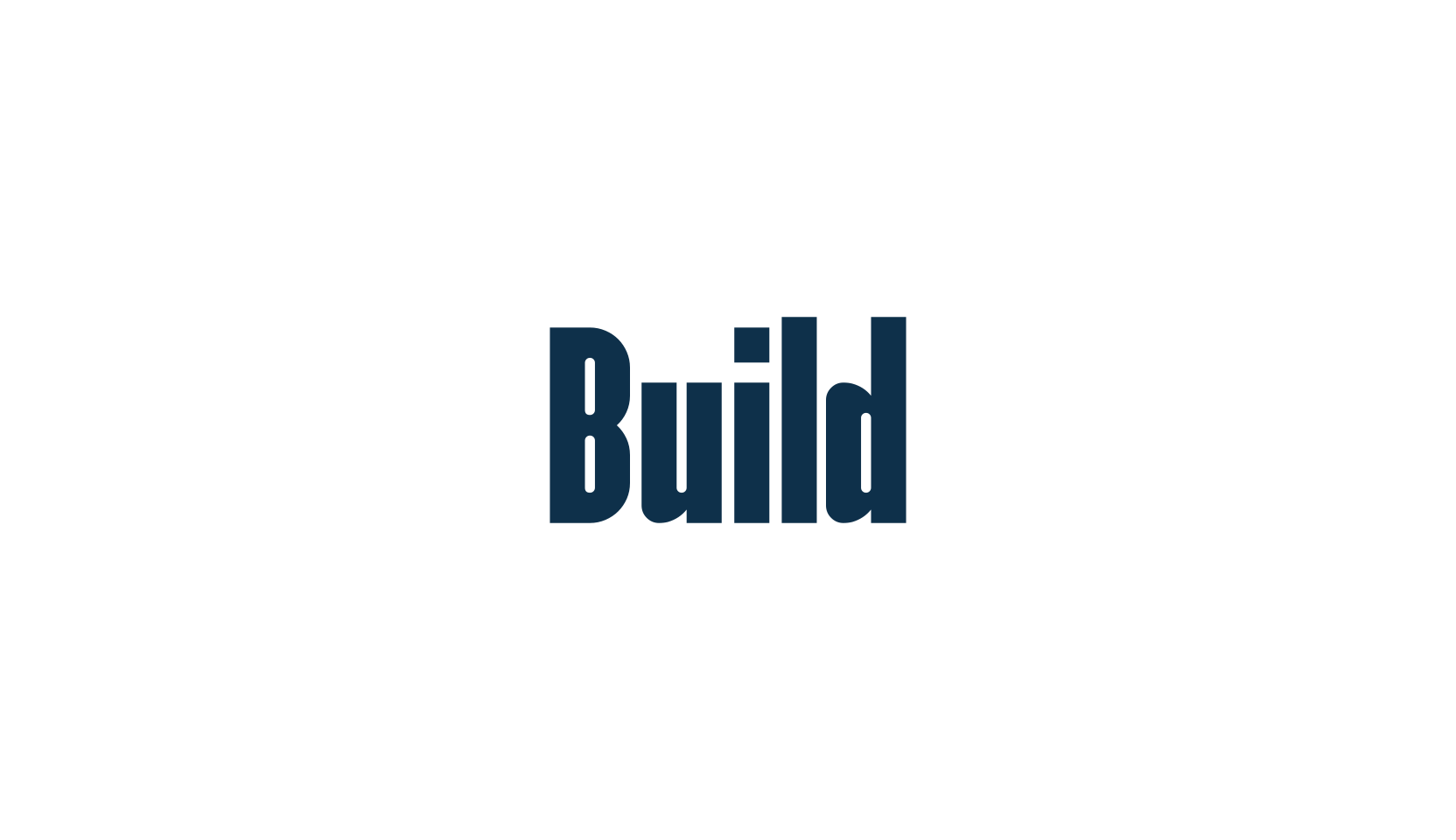 Build, sans serif font preview