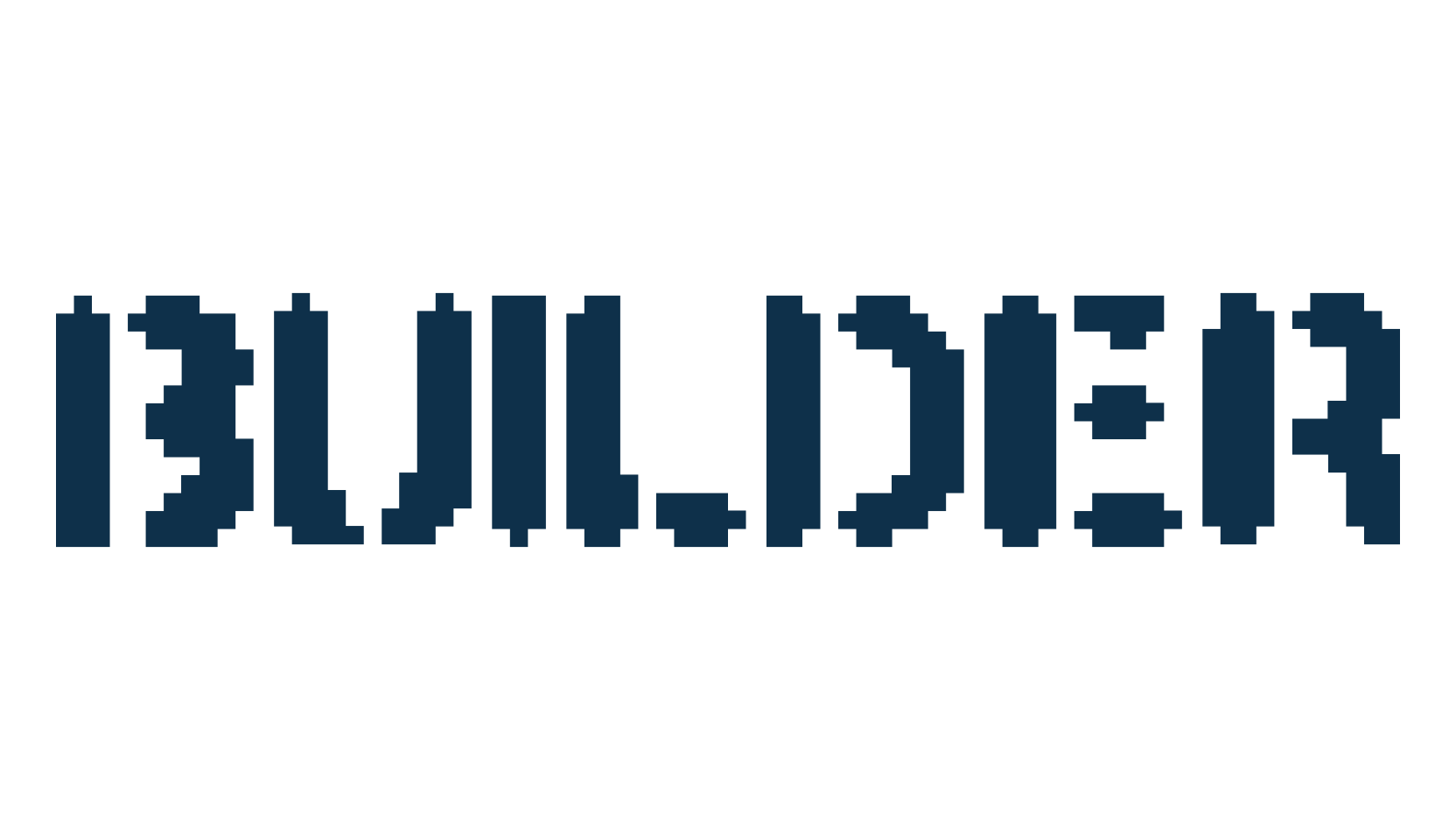 Builder (builder), fancy various techno sci-fi font preview