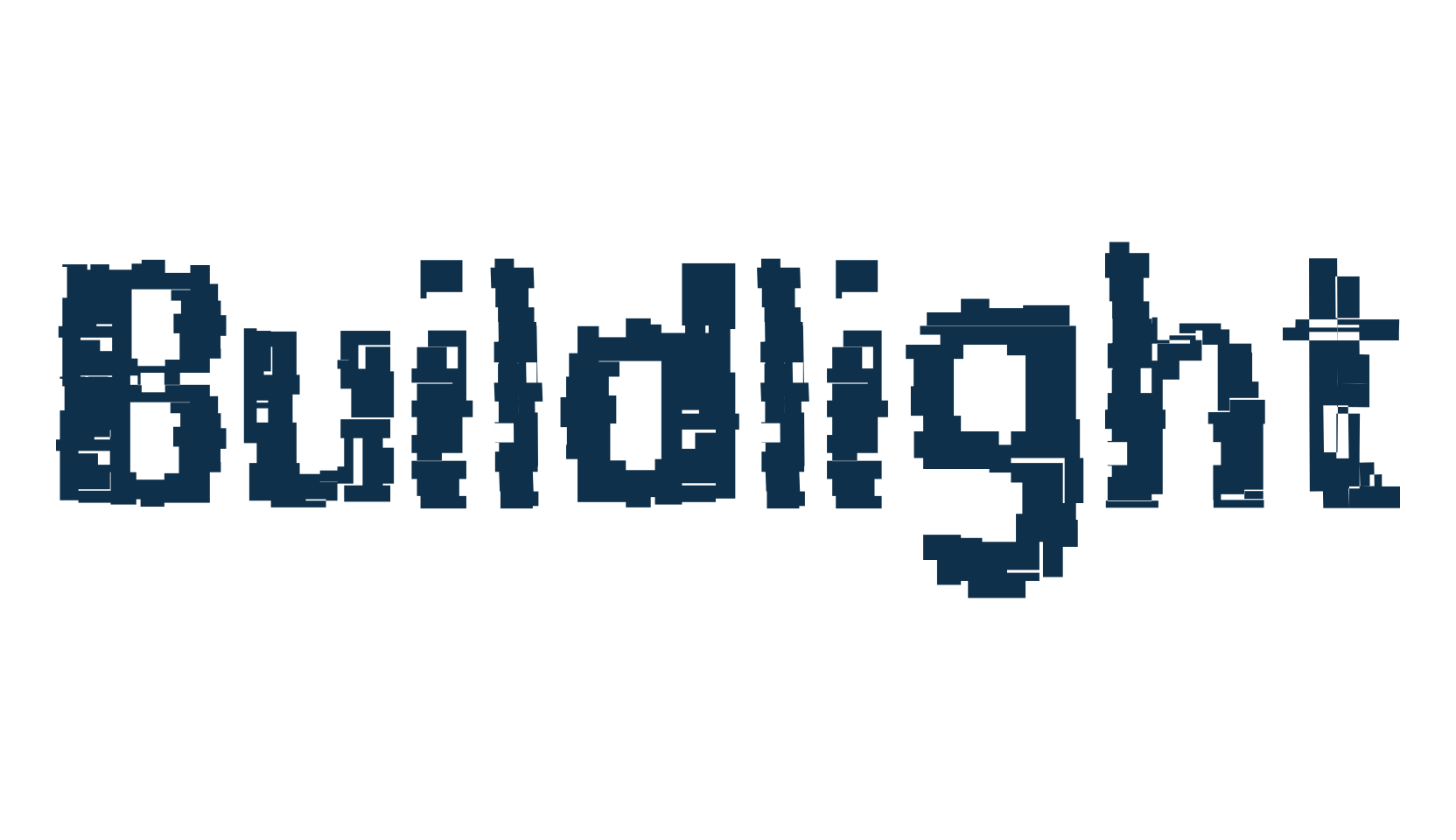 Buildlight, fancy destroy decorative font preview