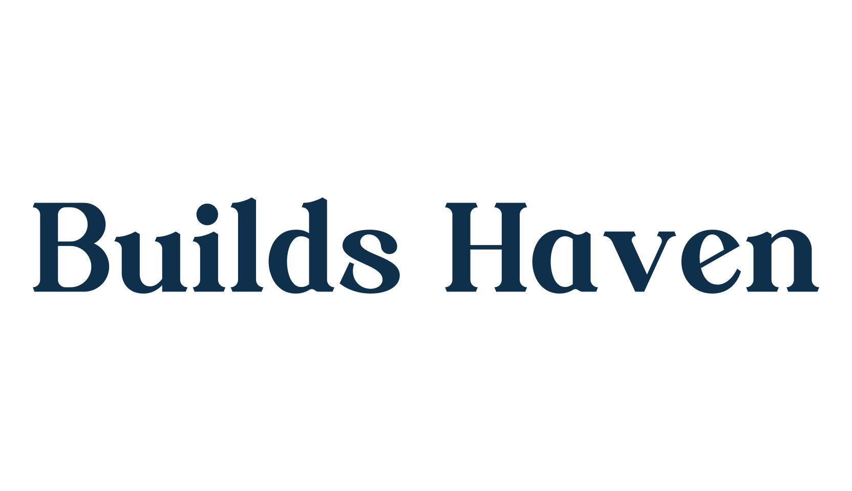 Builds Haven, basic serif font preview
