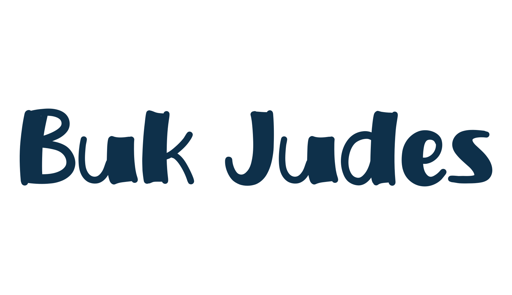 Buk Judes, fancy cartoon decorative font preview