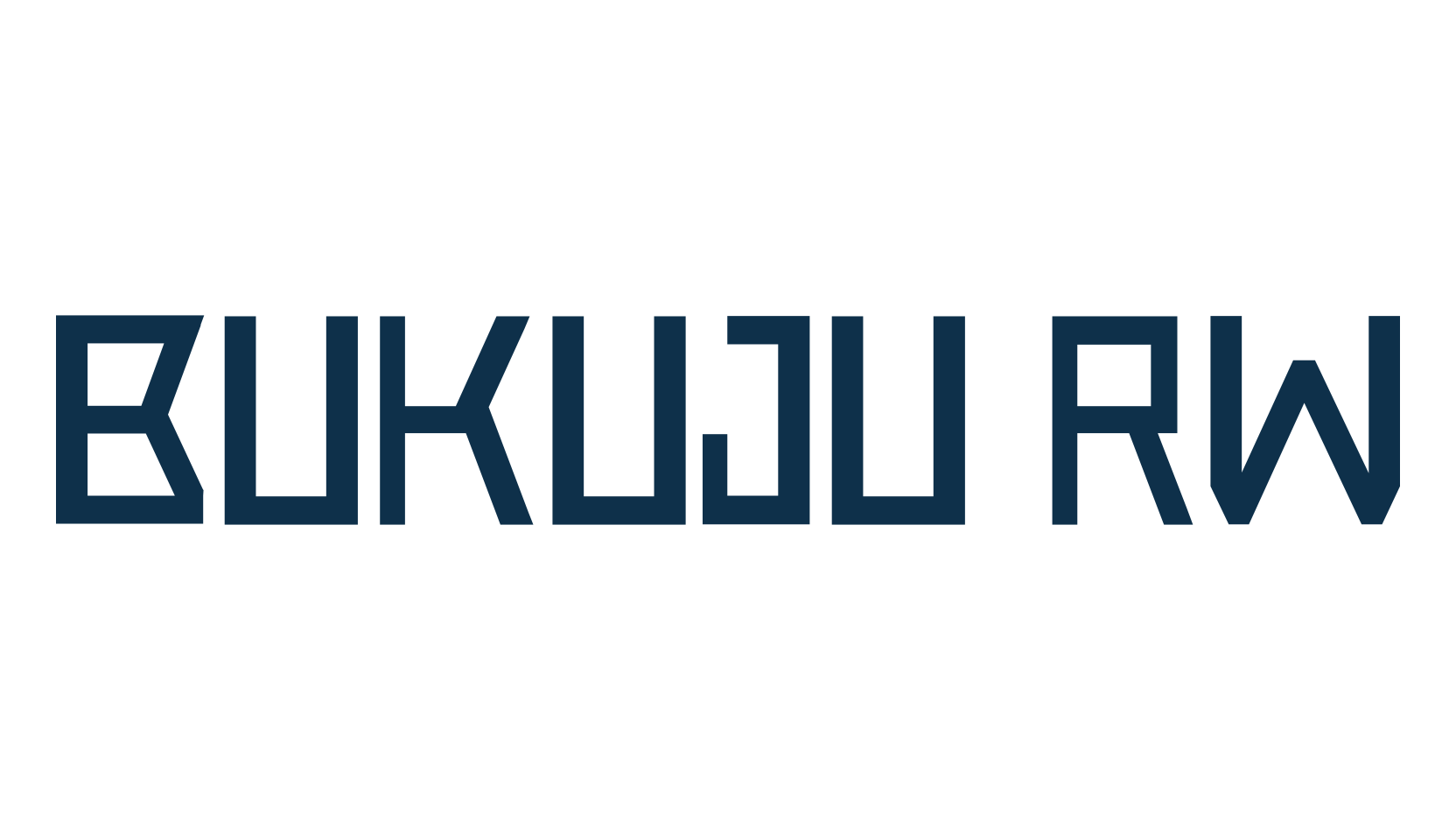 Bukuju RW, fancy various techno sci-fi font preview