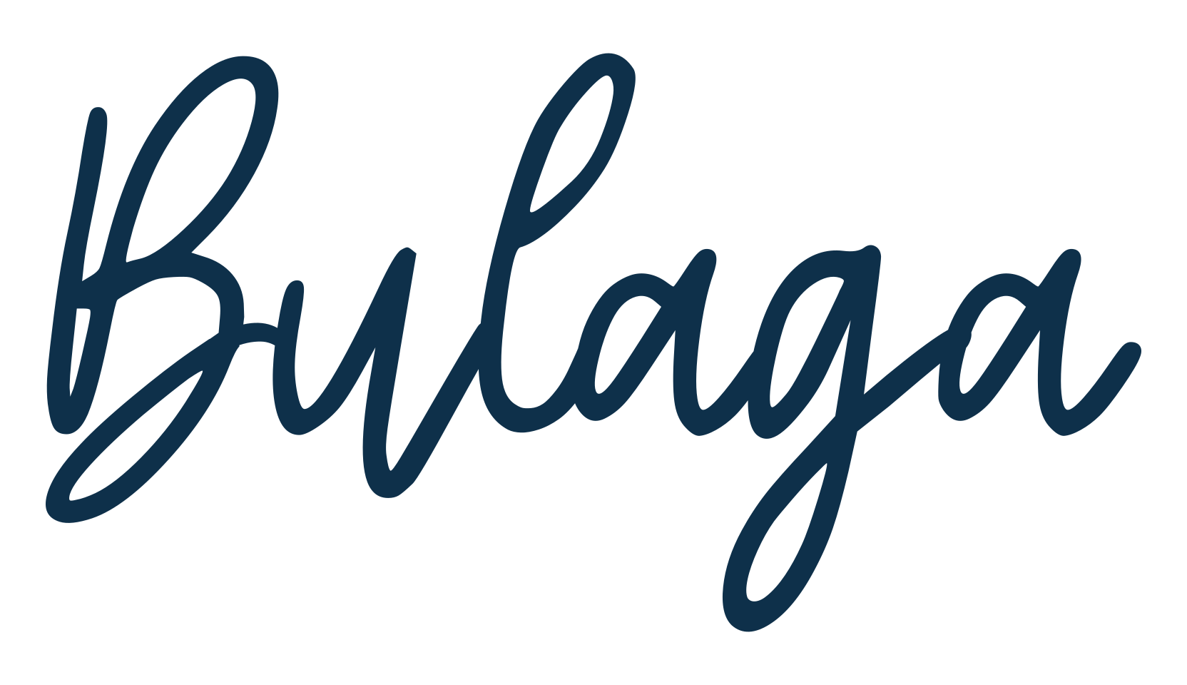 Bulaga, handwriting font preview