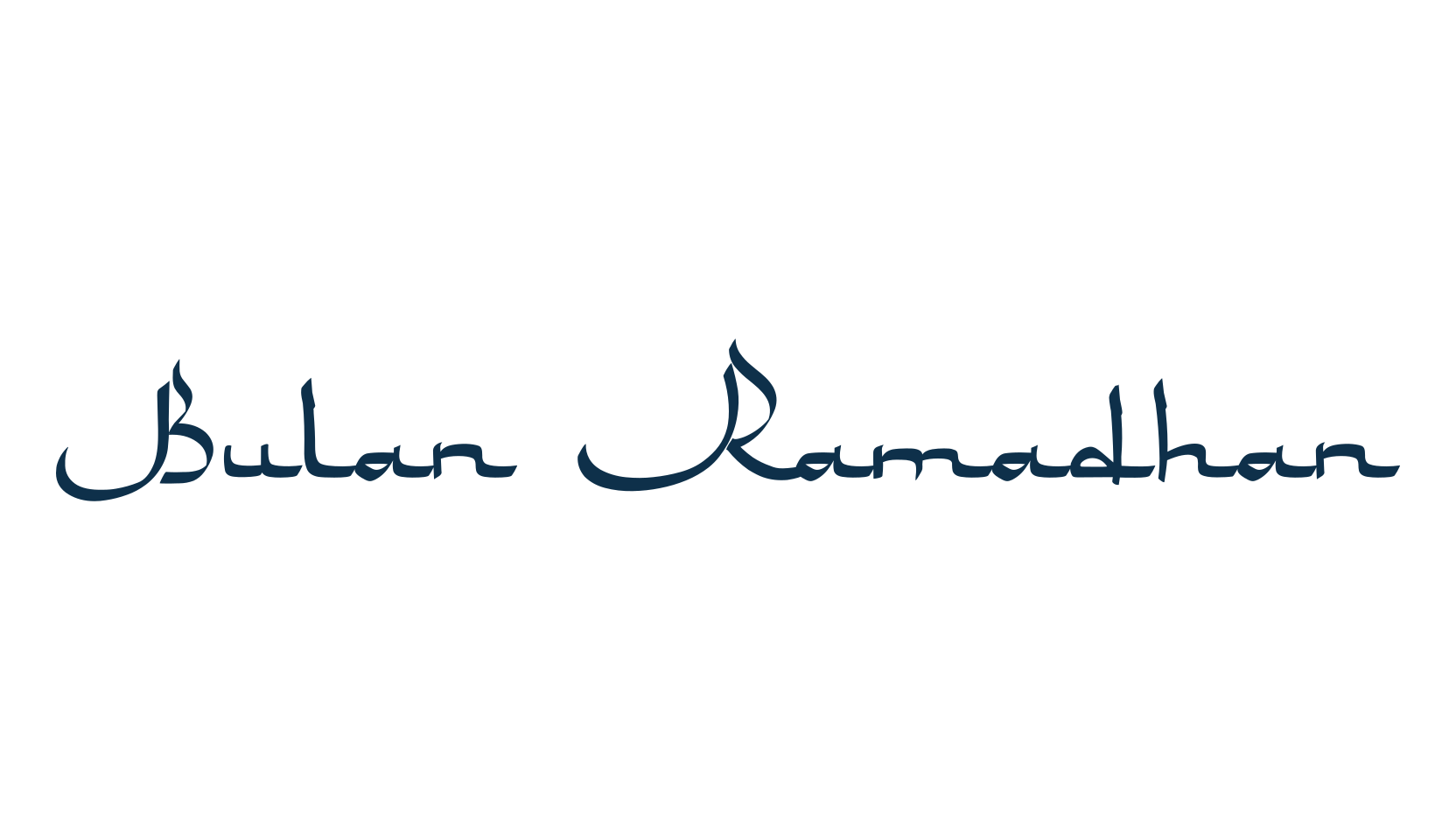 Bulan Ramadhan, foreign look arabic font preview