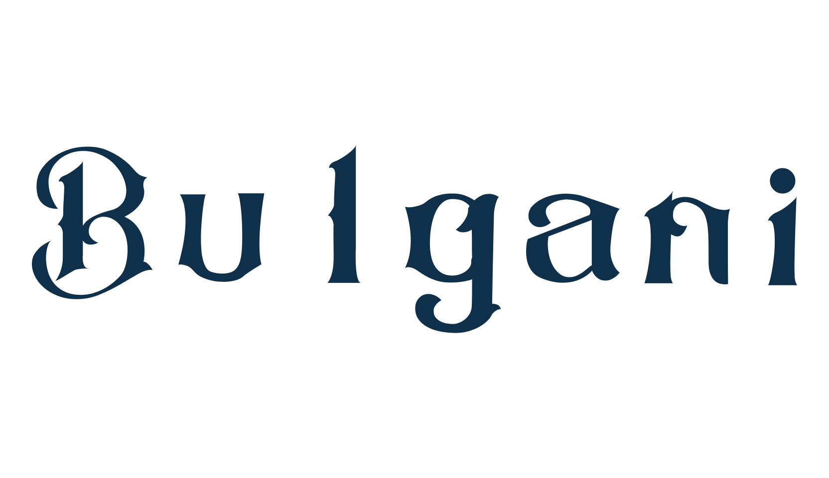 Bulgani, fancy retro decorative font preview
