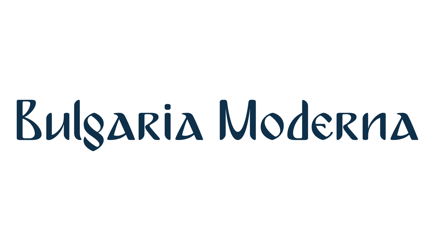 Bulgaria Moderna, fancy various gothic font preview