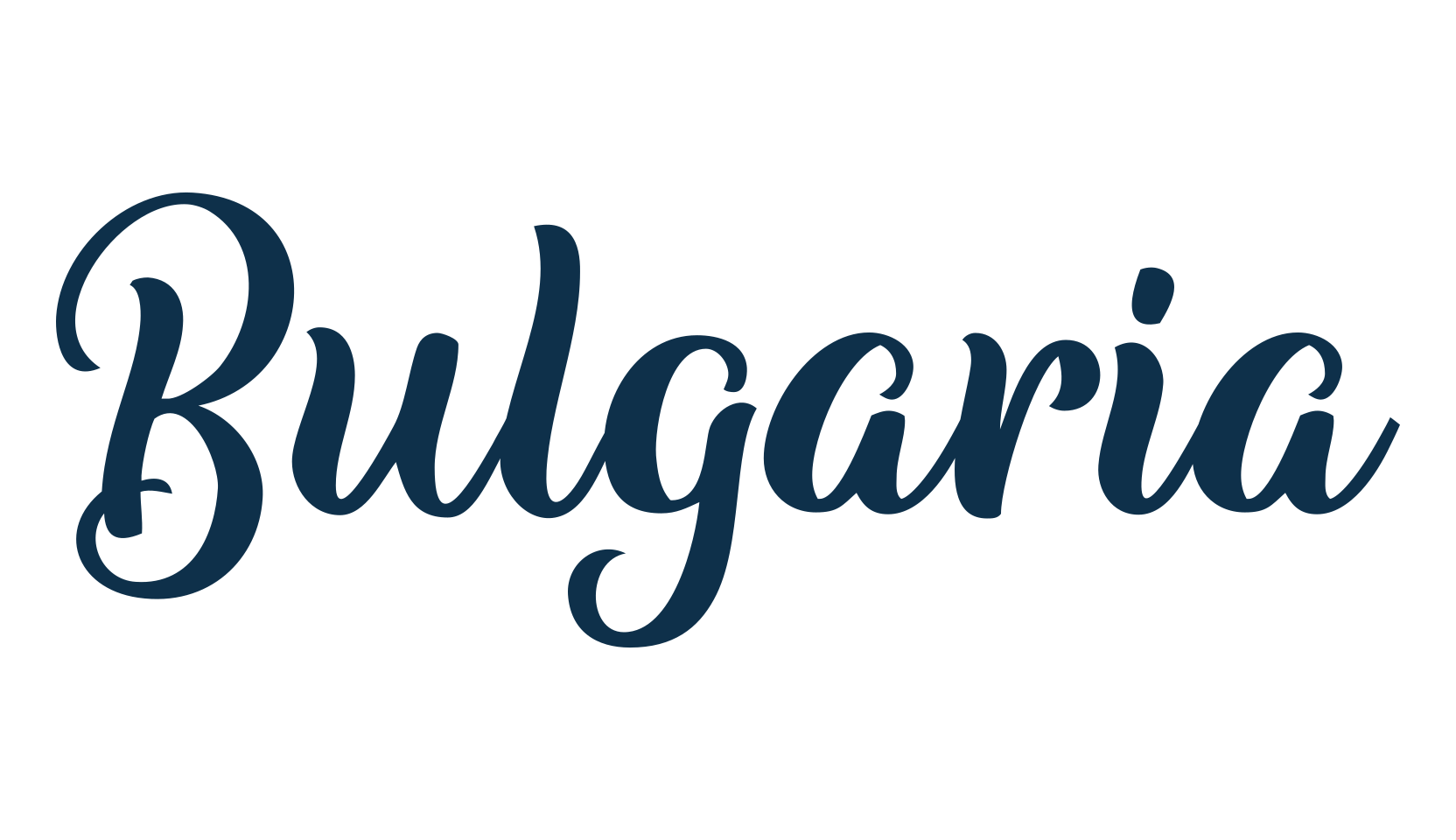 Bulgaria, various font preview